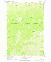 Big Rock Mtn Idaho Historical topographic map, 1:24000 scale, 7.5 X 7.5 Minute, Year 1966
