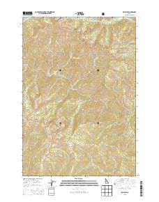 Big Baldy Idaho Current topographic map, 1:24000 scale, 7.5 X 7.5 Minute, Year 2013