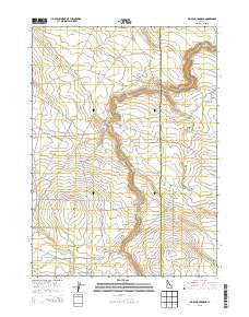 Big Bend Crossing Idaho Current topographic map, 1:24000 scale, 7.5 X 7.5 Minute, Year 2013