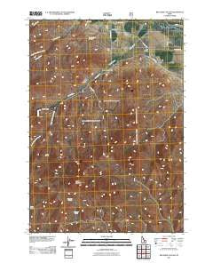 Big Blind Canyon Idaho Historical topographic map, 1:24000 scale, 7.5 X 7.5 Minute, Year 2011