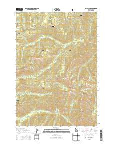 Big Chief Creek Idaho Current topographic map, 1:24000 scale, 7.5 X 7.5 Minute, Year 2013