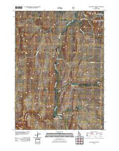 Big Creek Ranch Idaho Historical topographic map, 1:24000 scale, 7.5 X 7.5 Minute, Year 2011