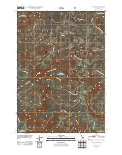 Big Grassy Idaho Historical topographic map, 1:24000 scale, 7.5 X 7.5 Minute, Year 2011