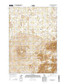 Big Grassy Ridge Idaho Current topographic map, 1:24000 scale, 7.5 X 7.5 Minute, Year 2013