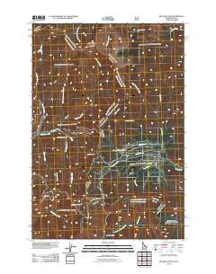Big Hole Pass Idaho Historical topographic map, 1:24000 scale, 7.5 X 7.5 Minute, Year 2011