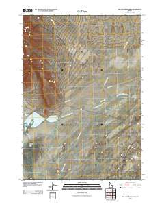 Big Lost River Sinks Idaho Historical topographic map, 1:24000 scale, 7.5 X 7.5 Minute, Year 2010