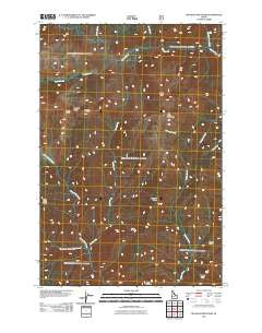 Big Rock Mountain Idaho Historical topographic map, 1:24000 scale, 7.5 X 7.5 Minute, Year 2011