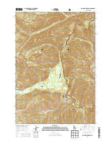 Big Soldier Mountain Idaho Current topographic map, 1:24000 scale, 7.5 X 7.5 Minute, Year 2013