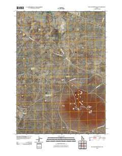 Big Southern Butte Idaho Historical topographic map, 1:24000 scale, 7.5 X 7.5 Minute, Year 2010