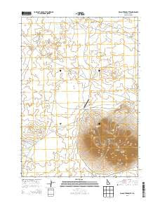 Big Southern Butte Idaho Current topographic map, 1:24000 scale, 7.5 X 7.5 Minute, Year 2013