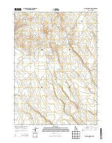 Big Springs Ranch Idaho Current topographic map, 1:24000 scale, 7.5 X 7.5 Minute, Year 2013