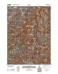Big Table Idaho Historical topographic map, 1:24000 scale, 7.5 X 7.5 Minute, Year 2012