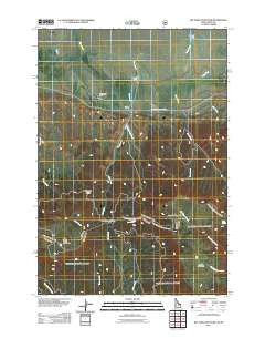 Big Table Mountain Idaho Historical topographic map, 1:24000 scale, 7.5 X 7.5 Minute, Year 2011