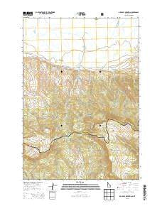 Big Table Mountain Idaho Current topographic map, 1:24000 scale, 7.5 X 7.5 Minute, Year 2013