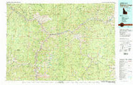 Bighorn Crags Idaho Historical topographic map, 1:100000 scale, 30 X 60 Minute, Year 1982