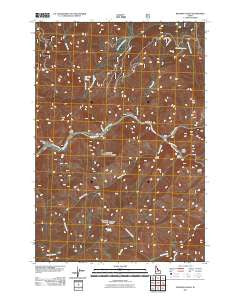Bighorn Crags Idaho Historical topographic map, 1:24000 scale, 7.5 X 7.5 Minute, Year 2011