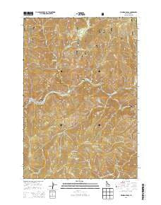 Bighorn Crags Idaho Current topographic map, 1:24000 scale, 7.5 X 7.5 Minute, Year 2013