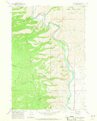 Bird Creek Idaho Historical topographic map, 1:24000 scale, 7.5 X 7.5 Minute, Year 1966