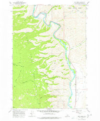 Bird Creek Idaho Historical topographic map, 1:24000 scale, 7.5 X 7.5 Minute, Year 1966