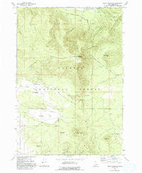 Bishop Mountain Idaho Historical topographic map, 1:24000 scale, 7.5 X 7.5 Minute, Year 1965