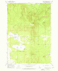 Bishop Mountain Idaho Historical topographic map, 1:24000 scale, 7.5 X 7.5 Minute, Year 1965
