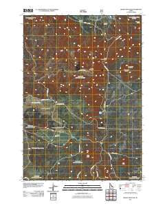 Bishop Mountain Idaho Historical topographic map, 1:24000 scale, 7.5 X 7.5 Minute, Year 2011