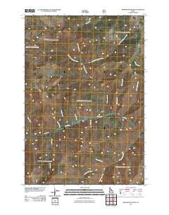 Bismark Mountain Idaho Historical topographic map, 1:24000 scale, 7.5 X 7.5 Minute, Year 2011
