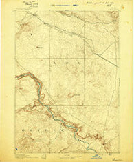 Bisuka Idaho Historical topographic map, 1:125000 scale, 30 X 30 Minute, Year 1894