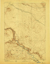 Bisuka Idaho Historical topographic map, 1:125000 scale, 30 X 30 Minute, Year 1894