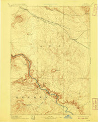 Bisuka Idaho Historical topographic map, 1:125000 scale, 30 X 30 Minute, Year 1894