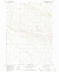 Black Butte East Idaho Historical topographic map, 1:24000 scale, 7.5 X 7.5 Minute, Year 1980