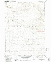 Black Butte West Idaho Historical topographic map, 1:24000 scale, 7.5 X 7.5 Minute, Year 1980
