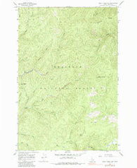 Black Hawk Mtn Idaho Historical topographic map, 1:24000 scale, 7.5 X 7.5 Minute, Year 1966