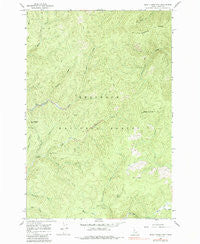 Black Hawk Mtn Idaho Historical topographic map, 1:24000 scale, 7.5 X 7.5 Minute, Year 1966