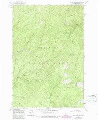 Black Hawk Mtn Idaho Historical topographic map, 1:24000 scale, 7.5 X 7.5 Minute, Year 1966