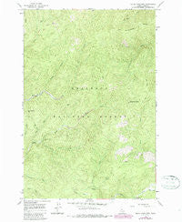 Black Hawk Mtn Idaho Historical topographic map, 1:24000 scale, 7.5 X 7.5 Minute, Year 1966