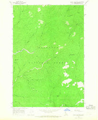 Black Hawk Mtn Idaho Historical topographic map, 1:24000 scale, 7.5 X 7.5 Minute, Year 1966