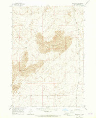 Black Knoll Idaho Historical topographic map, 1:24000 scale, 7.5 X 7.5 Minute, Year 1965