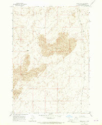 Black Knoll Idaho Historical topographic map, 1:24000 scale, 7.5 X 7.5 Minute, Year 1965