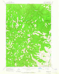 Black Mtn Idaho Historical topographic map, 1:24000 scale, 7.5 X 7.5 Minute, Year 1963