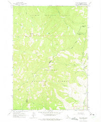 Black Mtn Idaho Historical topographic map, 1:24000 scale, 7.5 X 7.5 Minute, Year 1963