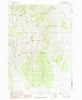 Black Pine Peak Idaho Historical topographic map, 1:24000 scale, 7.5 X 7.5 Minute, Year 1985