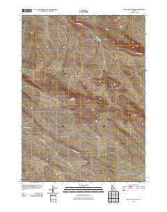 Black Butte East Idaho Historical topographic map, 1:24000 scale, 7.5 X 7.5 Minute, Year 2010