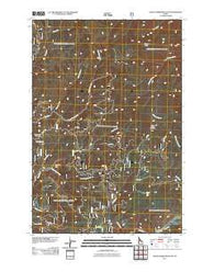 Black Hawk Mountain Idaho Historical topographic map, 1:24000 scale, 7.5 X 7.5 Minute, Year 2011