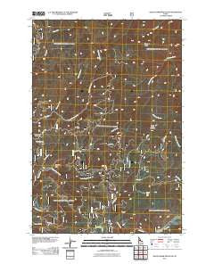 Black Hawk Mountain Idaho Historical topographic map, 1:24000 scale, 7.5 X 7.5 Minute, Year 2011