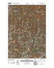 Black Hawk Mountain Idaho Historical topographic map, 1:24000 scale, 7.5 X 7.5 Minute, Year 2011