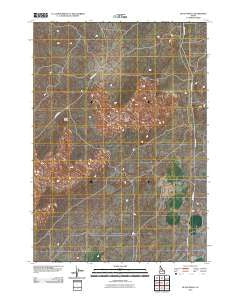 Black Knoll Idaho Historical topographic map, 1:24000 scale, 7.5 X 7.5 Minute, Year 2010