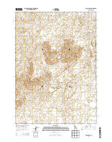 Black Knoll Idaho Current topographic map, 1:24000 scale, 7.5 X 7.5 Minute, Year 2013