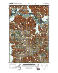Black Lake Idaho Historical topographic map, 1:24000 scale, 7.5 X 7.5 Minute, Year 2011