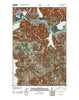 Black Lake Idaho Historical topographic map, 1:24000 scale, 7.5 X 7.5 Minute, Year 2011